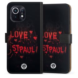 Sideflip mit langer Lasche schwarz