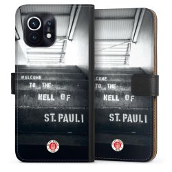 Sideflip mit langer Lasche schwarz