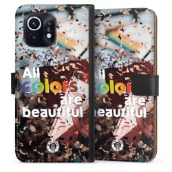 Sideflip mit langer Lasche schwarz