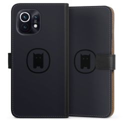 Sideflip mit langer Lasche schwarz