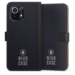 Sideflip mit langer Lasche schwarz