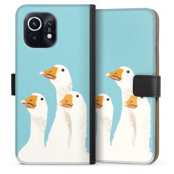 Sideflip mit langer Lasche schwarz