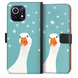 Sideflip mit langer Lasche schwarz