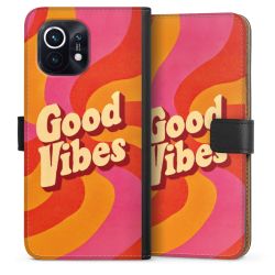 Sideflip mit langer Lasche schwarz