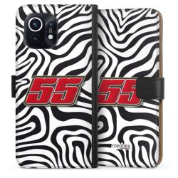 Sideflip mit langer Lasche schwarz