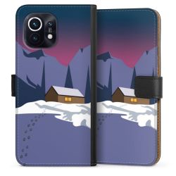 Sideflip mit langer Lasche schwarz