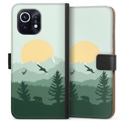 Sideflip mit langer Lasche schwarz