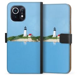 Sideflip mit langer Lasche schwarz