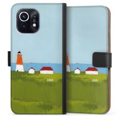 Sideflip mit langer Lasche schwarz