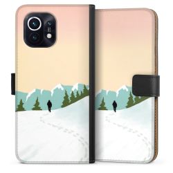 Sideflip mit langer Lasche schwarz