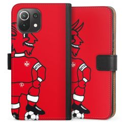 Sideflip mit langer Lasche schwarz