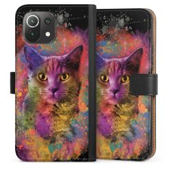 Sideflip mit langer Lasche schwarz