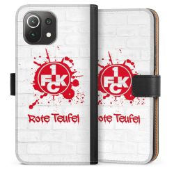 Sideflip mit langer Lasche schwarz