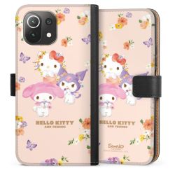 Sideflip mit langer Lasche schwarz