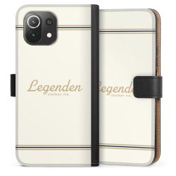 Sideflip mit langer Lasche schwarz