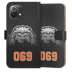 Sideflip mit langer Lasche schwarz