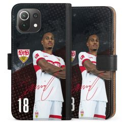 Sideflip mit langer Lasche schwarz