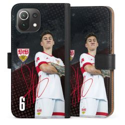 Sideflip mit langer Lasche schwarz