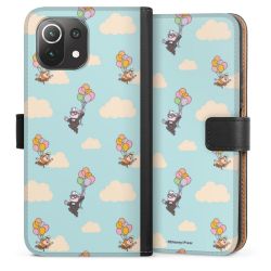 Sideflip mit langer Lasche schwarz