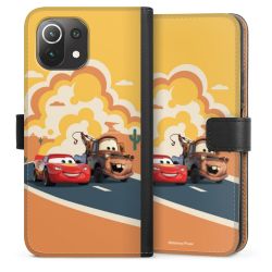 Sideflip mit langer Lasche schwarz