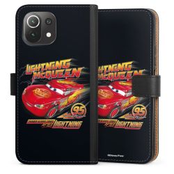 Sideflip mit langer Lasche schwarz