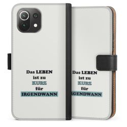 Sideflip mit langer Lasche schwarz