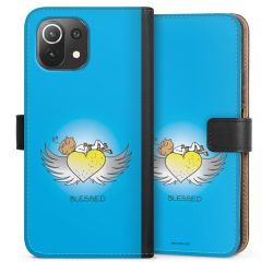 Sideflip mit langer Lasche schwarz