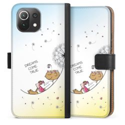 Sideflip mit langer Lasche schwarz