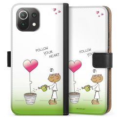 Sideflip mit langer Lasche schwarz