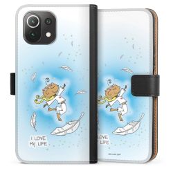 Sideflip mit langer Lasche schwarz