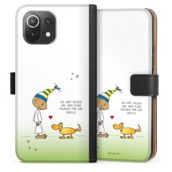 Sideflip mit langer Lasche schwarz