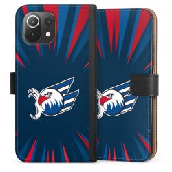 Sideflip mit langer Lasche schwarz