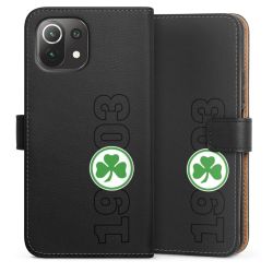 Sideflip mit langer Lasche schwarz