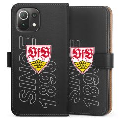 Sideflip mit langer Lasche schwarz