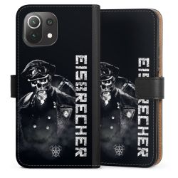 Sideflip mit langer Lasche schwarz