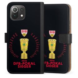 Sideflip mit langer Lasche schwarz