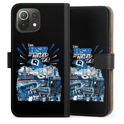 Sideflip mit langer Lasche schwarz