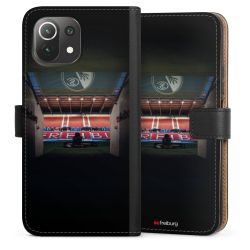 Sideflip mit langer Lasche schwarz