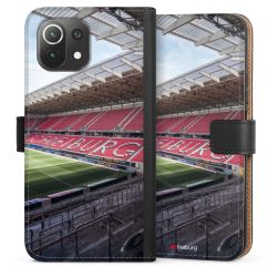 Sideflip mit langer Lasche schwarz