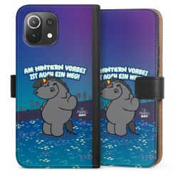 Sideflip mit langer Lasche schwarz