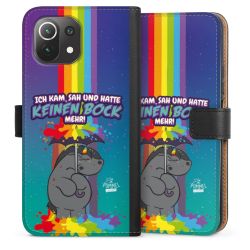 Sideflip mit langer Lasche schwarz