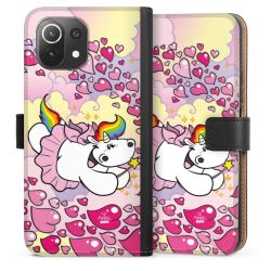 Sideflip mit langer Lasche schwarz