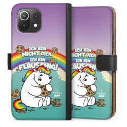 Sideflip mit langer Lasche schwarz