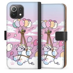 Sideflip mit langer Lasche schwarz