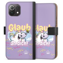 Sideflip mit langer Lasche schwarz