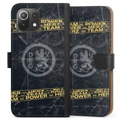 Sideflip mit langer Lasche schwarz