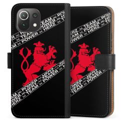 Sideflip mit langer Lasche schwarz