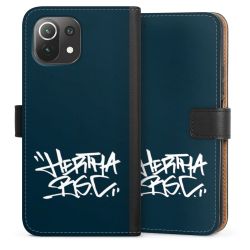 Sideflip mit langer Lasche schwarz