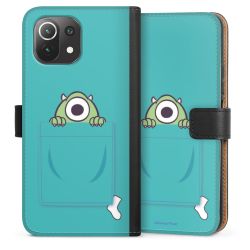 Sideflip mit langer Lasche schwarz