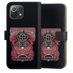 Sideflip mit langer Lasche schwarz